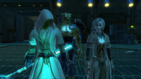 My consular with Nadia Greel and Qyzen Fess in Star Wars: The Old Republic