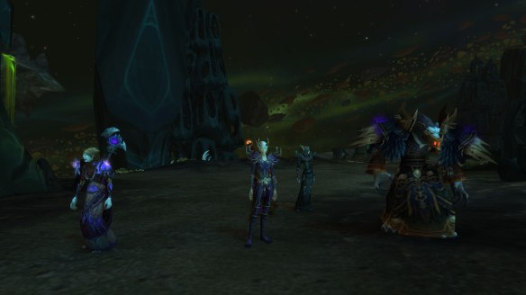 My warlock adventures with the Council of the Black Harvest in World of Warcraft: Legion