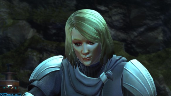 Lana Beniko in Star Wars: The Old Republic's Knights of the Fallen Empire expansion