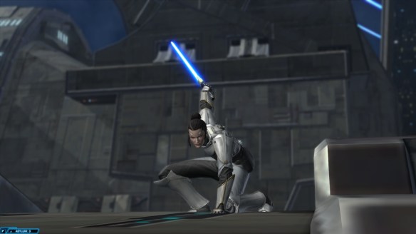 Senya Tirall in Star Wars: The Old Republic's Knights of the Fallen Empire expansion