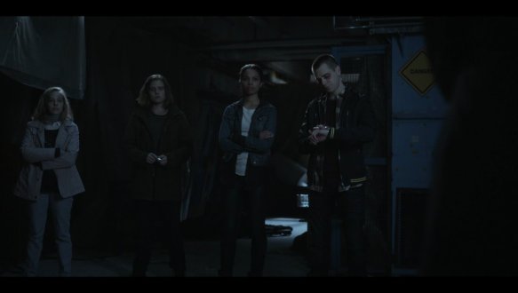 A shot from the pilot of Travelers