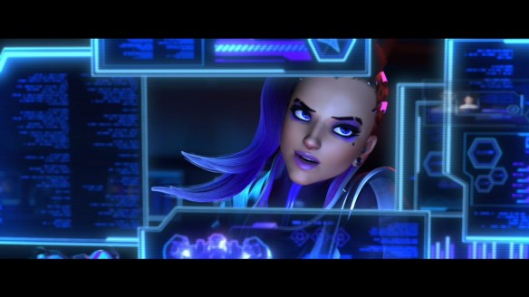 Overwatch's Sombra in her animated short