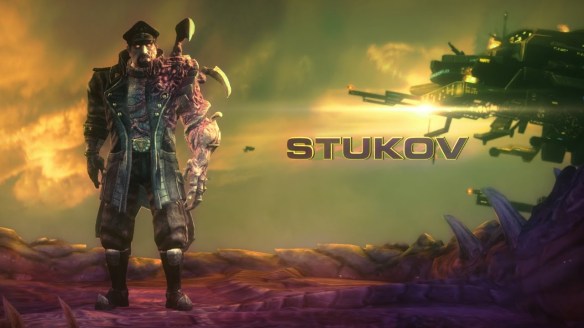 A promotional image of co-op commander Alexei Stukov in StarCraft II
