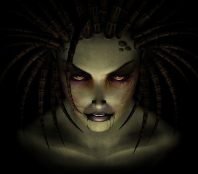 Art of The Queen of Blades from StarCraft: Brood War
