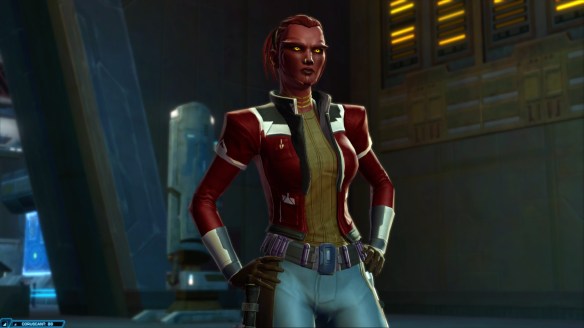 My smuggler in Star Wars: The Old Republic