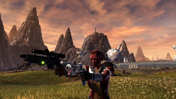 My smuggler in Star Wars: The Old Republic