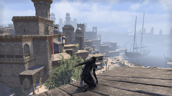 The city of Abah's Landing in Elder Scrolls Online's Thieves Guild DLC