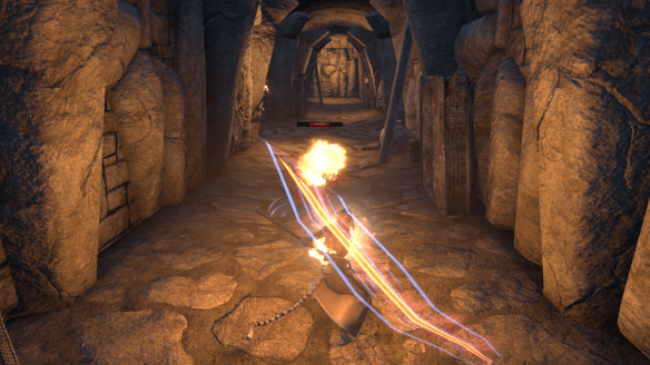 Battling as a Khajiit dragonknight in Elder Scrolls Online