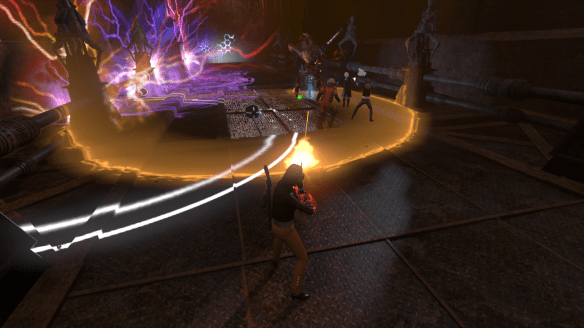 My Templar leech healing in The Secret World