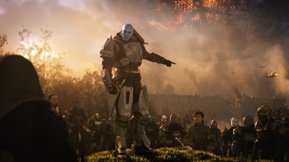 A shot from Destiny 2's cinematic trailer