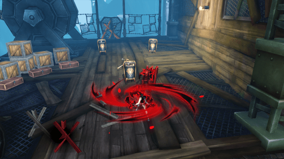 Using a powerful vamp skill in Kritika Online