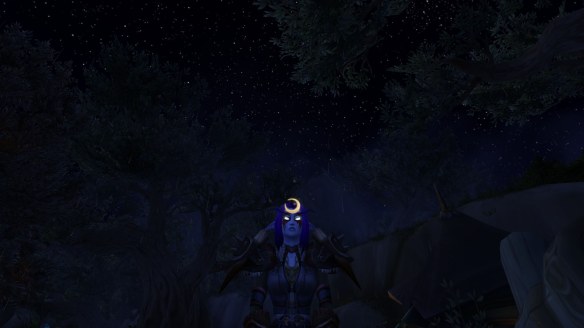 My monk affected by the Inky Black Potion in World of Warcraft