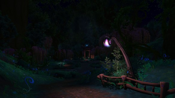 Val'sharah affected by the Inky Black Potion in World of Warcraft