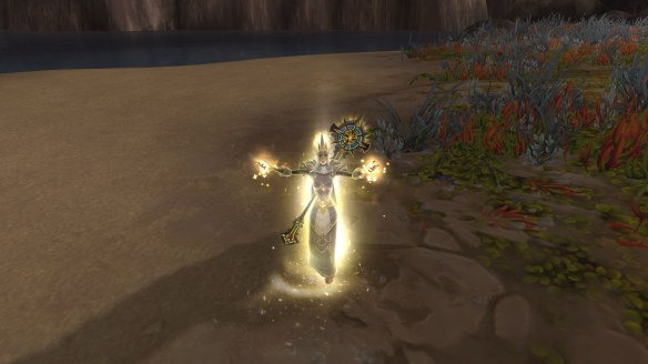 The gorgeous new priest casting animations in World of Warcraft