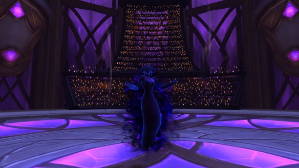 My priest in Voidform in World of Warcraft