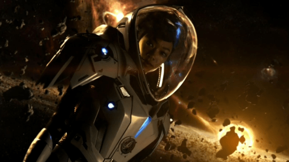 Sonequa Martin-Green as Commander Michael Burnham in Star Trek: Discovery