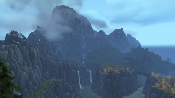 The Vrykul land of Stormheim in World of Warcraft