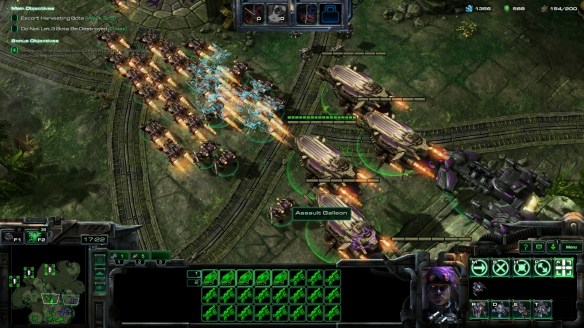 Matt Horner and Mira Han's army in StarCraft II co-op