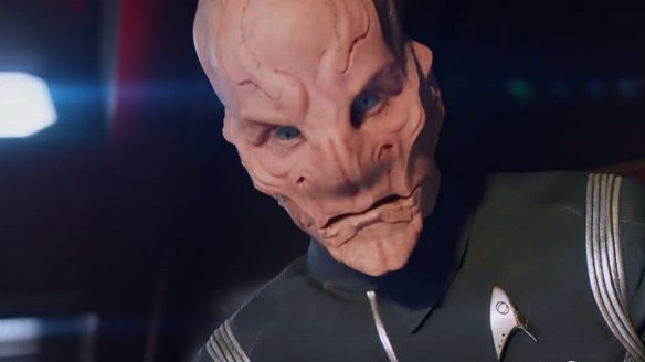 Doug Jones as Commander Saru in Star Trek: Discovery
