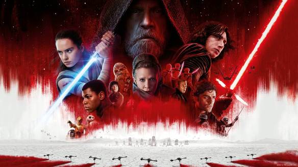 A promotional image for Star Wars: The Last Jedi