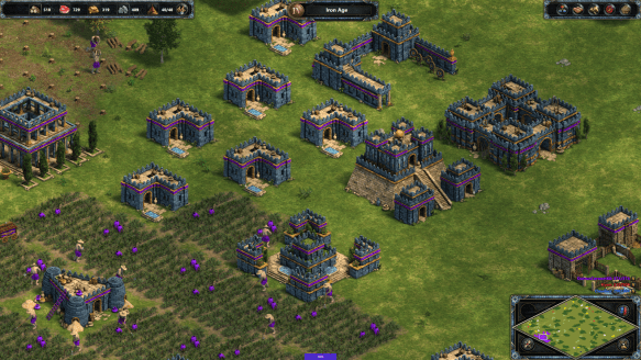 A Hittite town in Age of Empires: Definitive Edition