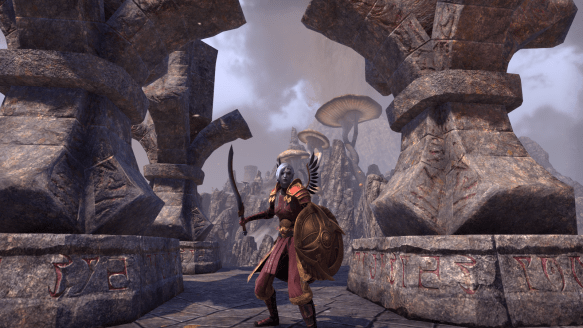 My Dunmer templar in Elder Scrolls Online