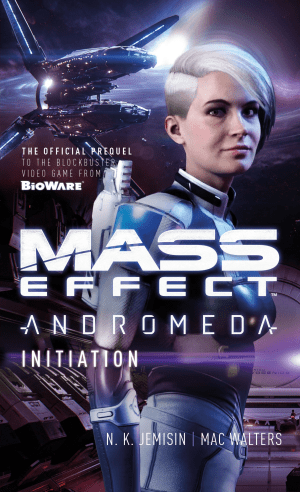 Cover art for the Mass Effect: Andromeda novel Initiation