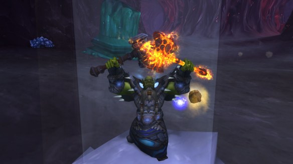 Acquiring the Doomhammer artifact in World of Warcraft: Legion