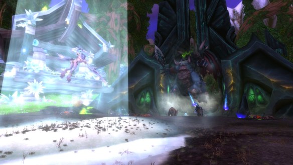 Purifying G'Hanir, the Mother Tree in World of Warcraft: Legion