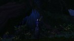 My monk upon Mount Hyjal at night in World of Warcraft: Legion