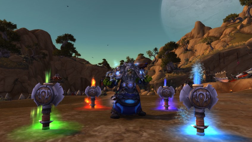 My Orcish shaman in World of Warcraft: Legion