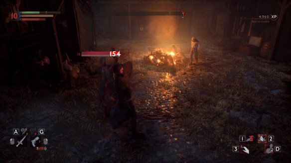 Combat in Vampyr