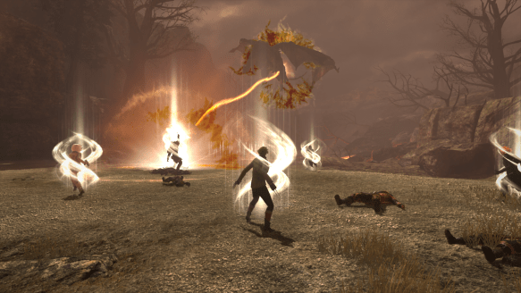 Celebrating Christmas Eve with Moiren and friends in The Secret World