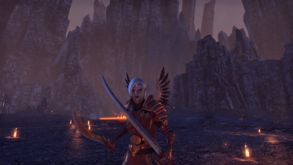 My Dunmer templar in Elder Scrolls Online