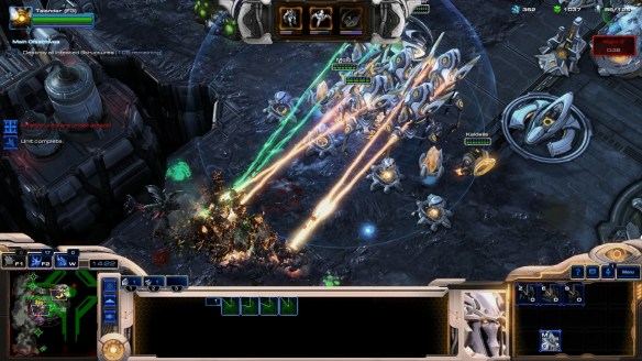 Defending on the Dead of Night map in StarCraft II co-op missions.