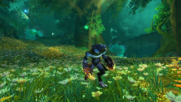 My Worgen druid in World of Warcraft