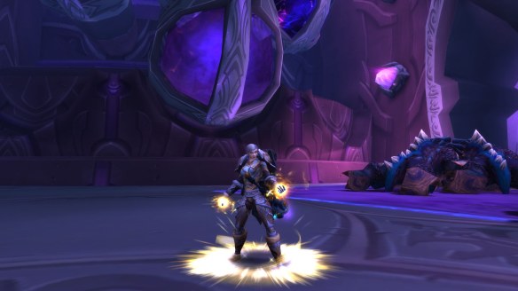 My human paladin in World of Warcraft