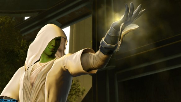 My Mirialan Jedi consular in Star Wars: The Old Republic