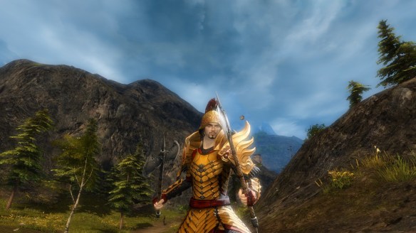 My human warrior in Guild Wars 2