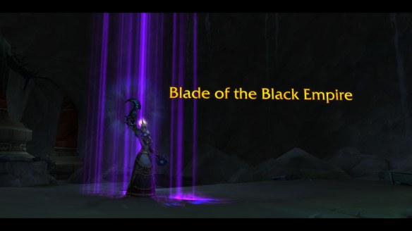 My priest claims Xal'atath, Blade of the Black Empire in World of Warcraft 
