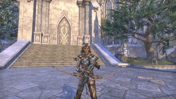 My sorcerer's new outfit in Elder Scrolls Online
