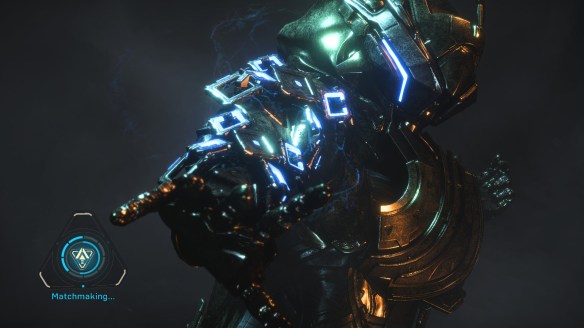 My storm Javelin prepping for a mission in Anthem