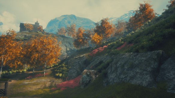 The beautiful scenery of Draugen