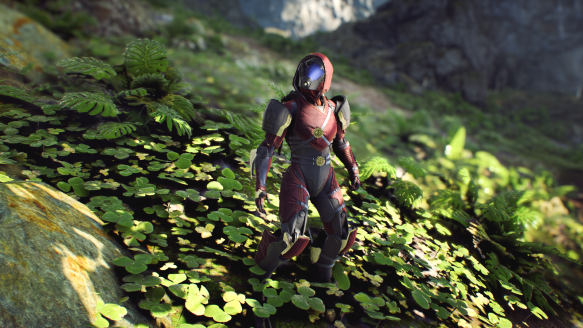 The Quarian Interceptor skin in Anthem.