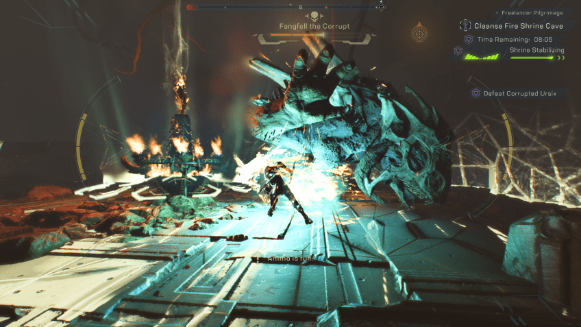 A Season of Skulls event in Anthem.