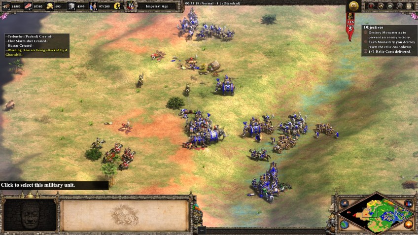 The Indian campaign in the Age of Empires II Definitive Edition.