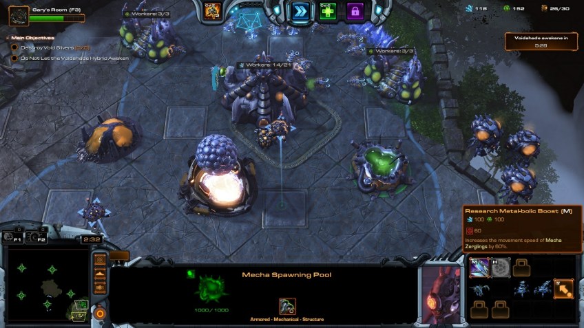 Playing as Egon Stetmann in StarCraft II co-op.