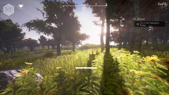 The bucolic splendour of the Garden District in We Happy Few.