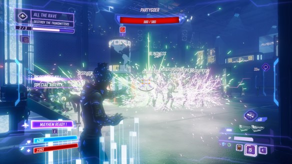 Combat in Agents of Mayhem.
