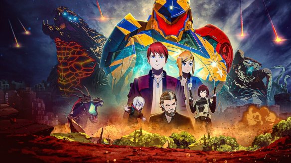 A promotional image for Netflix's Pacific Rim: The Black.